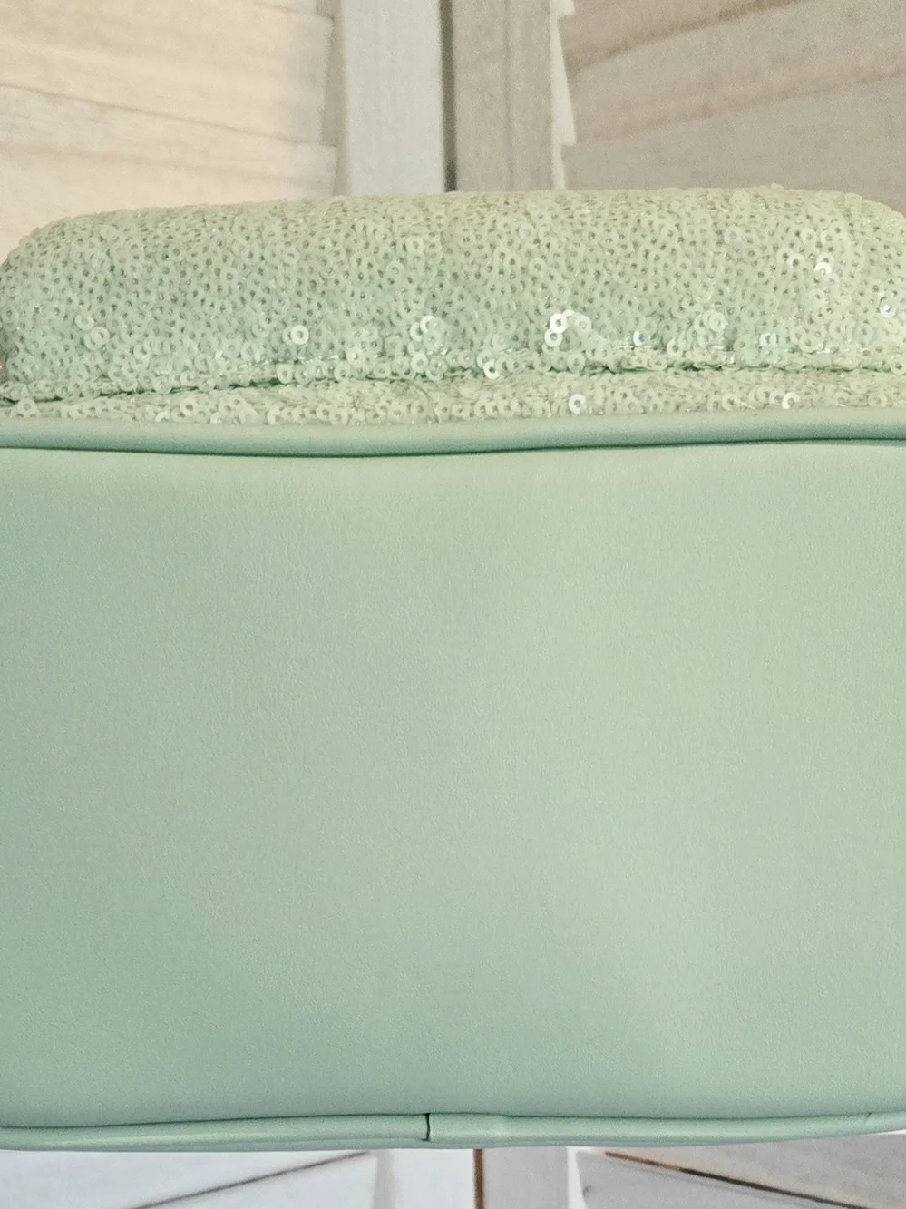 Loungefly Mint Sequin Minnie Backpack